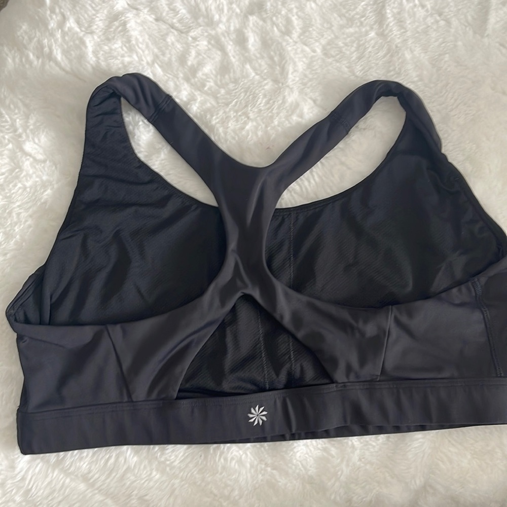 Athleta Black Sports Bra Size 10/M